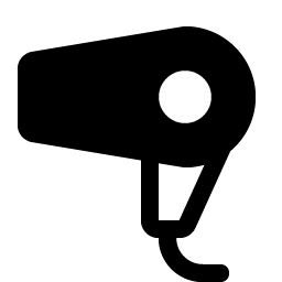 Hair Dryer Fill Smiley – Icons