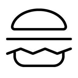 Hamburger Thin Smiley – Icons