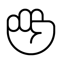 Hand Fist Thin Smiley – Icons