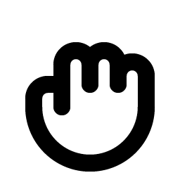 Hand Grabbing Bold Smiley – Icons