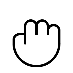 Hand Grabbing Thin Smiley – Icons