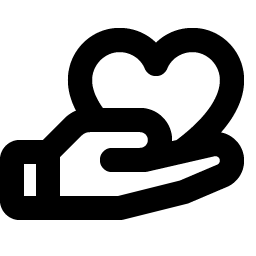Hand Heart Bold Smiley – Icons