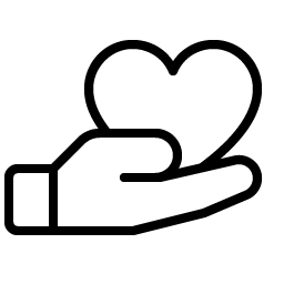 Hand Heart Thin Smiley – Icons