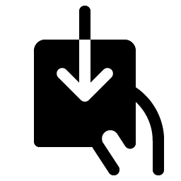 Hand Withdraw Fill Smiley – Icons