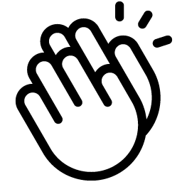 Hands Clapping Light Smiley – Icons