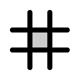 Hash Straight Duotone Smiley – Icons