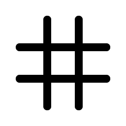 Hash Straight Smiley – Icons