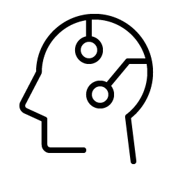 Head Circuit Thin Smiley – Icons