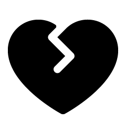 Heart Break Fill Smiley – Icons