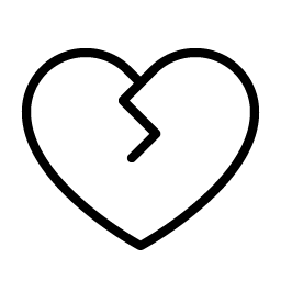 Heart Break Thin Smiley – Icons
