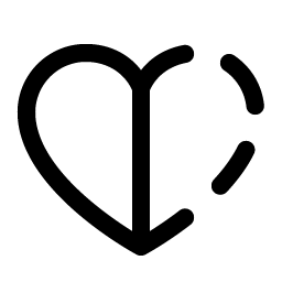 Heart Half Smiley – Icons