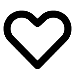 Heart Straight Bold Smiley – Icons