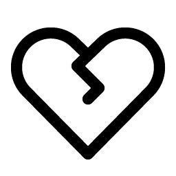 Heart Straight Break Smiley – Icons