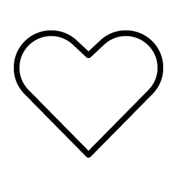 Heart Straight Thin Smiley – Icons
