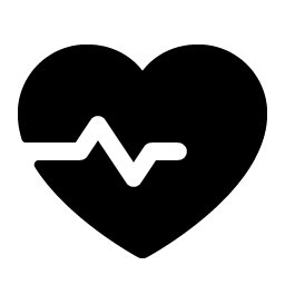 Heartbeat Fill Smiley – Icons