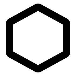 Hexagon Bold Smiley – Icons