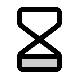 Hourglass Low Duotone Smiley – Icons