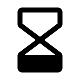 Hourglass Low Fill Smiley – Icons