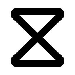 Hourglass Simple Bold Smiley – Icons