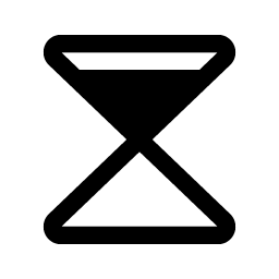 Hourglass Simple High Fill Smiley – Icons
