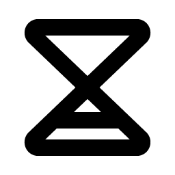 Hourglass Simple Low Bold Smiley – Icons