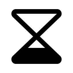 Hourglass Simple Low Fill Smiley – Icons