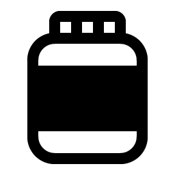 Jar Label Fill Smiley – Icons