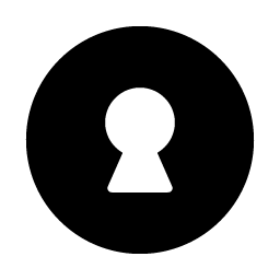Keyhole Fill Smiley – Icons