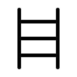 Ladder Simple Light Smiley – Icons