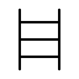 Ladder Simple Thin Smiley – Icons