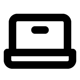 Laptop Bold Smiley – Icons