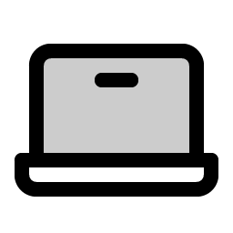 Laptop Duotone Smiley – Icons