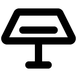 Lectern Bold Smiley – Icons