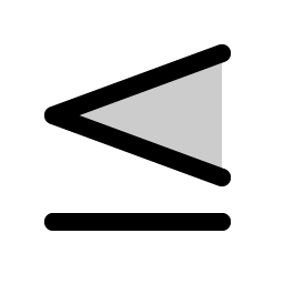 Less Than Or Equal Duotone Smiley – Icons