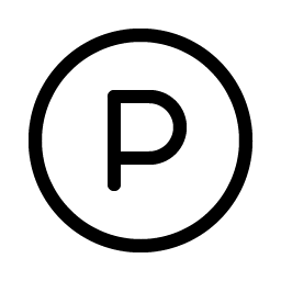 Letter Circle P Light Smiley – Icons