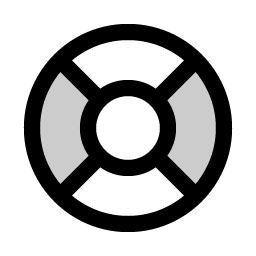 Lifebuoy Duotone Smiley – Icons