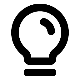 Lightbulb Bold Smiley – Icons