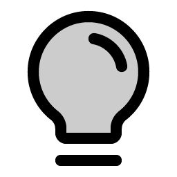 Lightbulb Duotone Smiley – Icons