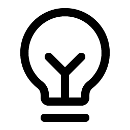 Lightbulb Filament Smiley – Icons