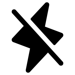Lightning Slash Fill Smiley – Icons