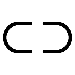 Link Simple Horizontal Break Light Smiley – Icons