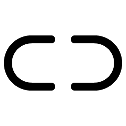 Link Simple Horizontal Break Smiley – Icons