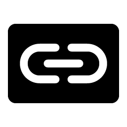 Link Simple Horizontal Fill Smiley – Icons