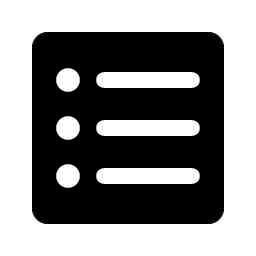 List Bullets Fill Smiley – Icons