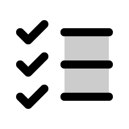 List Checks Duotone Smiley – Icons