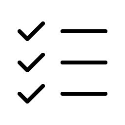 List Checks Thin Smiley – Icons