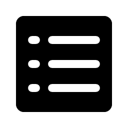 List Dashes Fill Smiley – Icons
