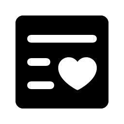 List Heart Fill Smiley – Icons