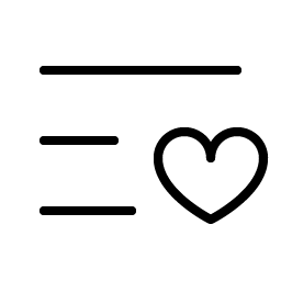 List Heart Thin Smiley – Icons