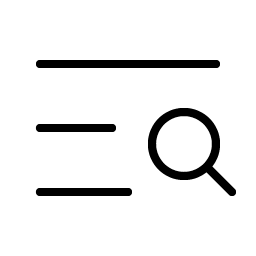 List Magnifying Glass Thin Smiley – Icons